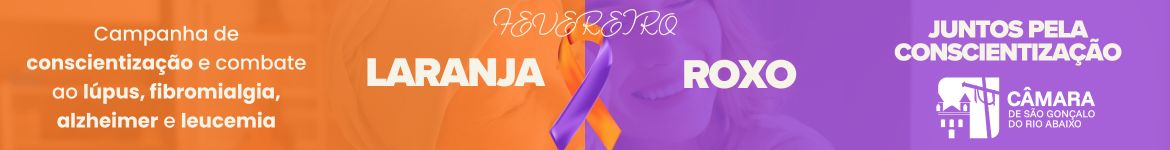 Fevereiro Laranja e Roxo